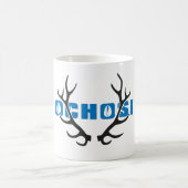 Ochosi-Jäger mit Antlers-Tasse Kaffeetasse (Mittel)