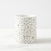 Ochre Confetti Wasserfarben Dots Classic Tasse (Mittel)