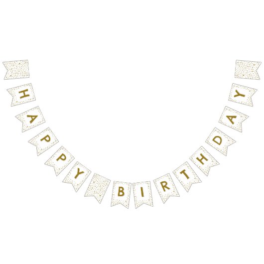 Ochre Confetti Wasserfarben Dots Jagdfahne Wimpelkette (Alle)