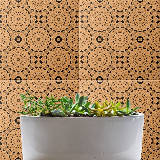 Ochre Ethnic marokkanisch Boho Chic Mosaik Muster Fliese