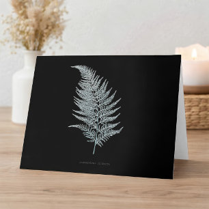 Ochre-Farnwedel, Gymnogramma Ochracea Dankeskarte