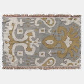 Ochre Ikat I Decke (Vorderseite)