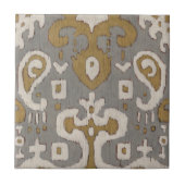 Ochre Ikat I Fliese (Vorderseite)