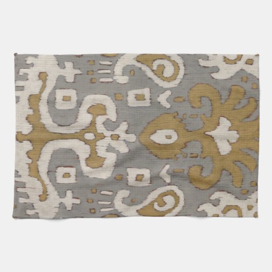 Ochre Ikat I Handtuch (Horizontal)