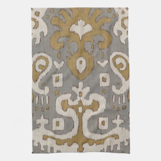 Ochre Ikat I Handtuch (Vertikal)