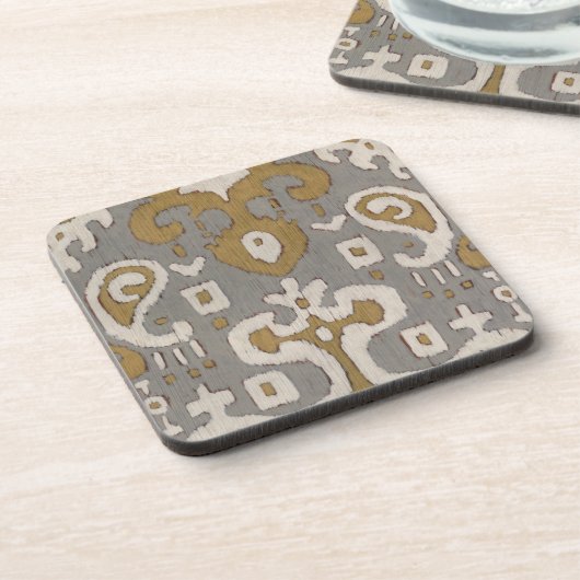 Ochre Ikat I Untersetzer (Linke Seite)