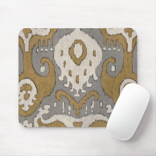 Ochre Ikat II Mousepad (Mit Mouse)