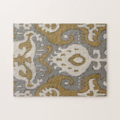 Ochre Ikat II Puzzle (Horizontal)