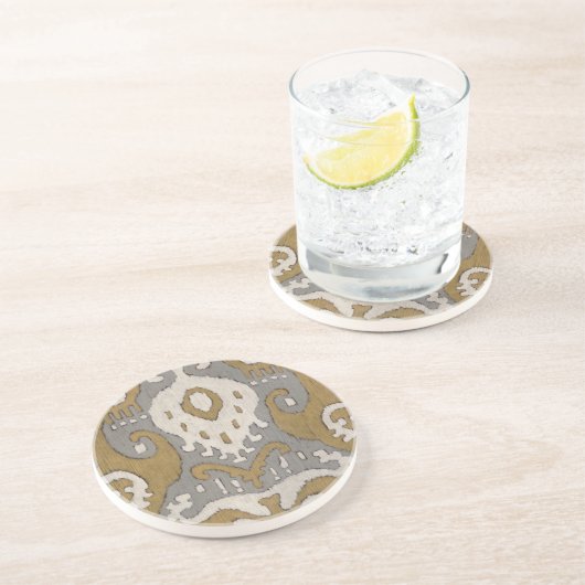 Ochre Ikat II Untersetzer (Seite)