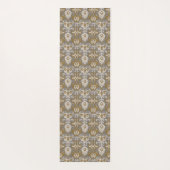 Ochre Ikat II Yogamatte (Rückseite)