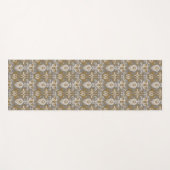 Ochre Ikat II Yogamatte (Vorderseite (Horizontal))