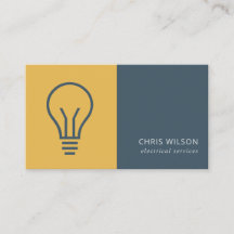 OCHRE NAVY GRAY ELECTIC BULB ELECTRICIAN ELECTRIC