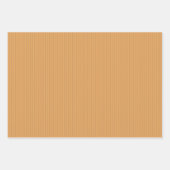 Ochre Orange Hummingbird Witz, Gingham & Streifen Geschenkpapier Set (Vorderseite 2)