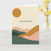 Ochre Sun Muttertagskarte Karte (Gelbe Blume)