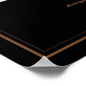 Ochre Two Poster (Ecke)