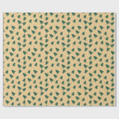 O'Christmas Tree Green Wrapping Paper Geschenkpapier (Flach)