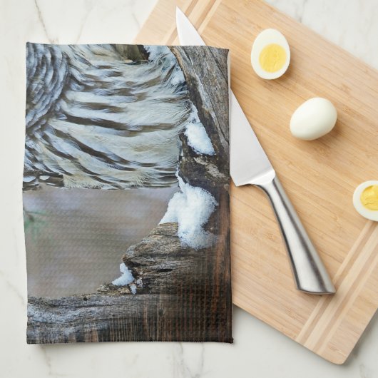 Ochse Geschirrtuch (Viertel Falte)