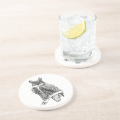 Ochse Getränkeuntersetzer (Seite)