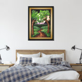 Ochse Leinwanddruck (Insitu (Schlafzimmer))