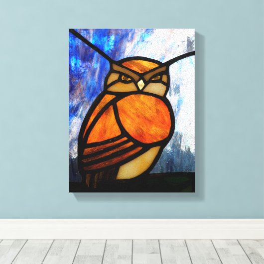 Ochse Leinwanddruck (Insitu (Holzboden))