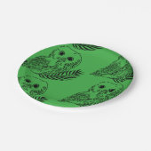 Ochse Pappteller (Schrägansicht)