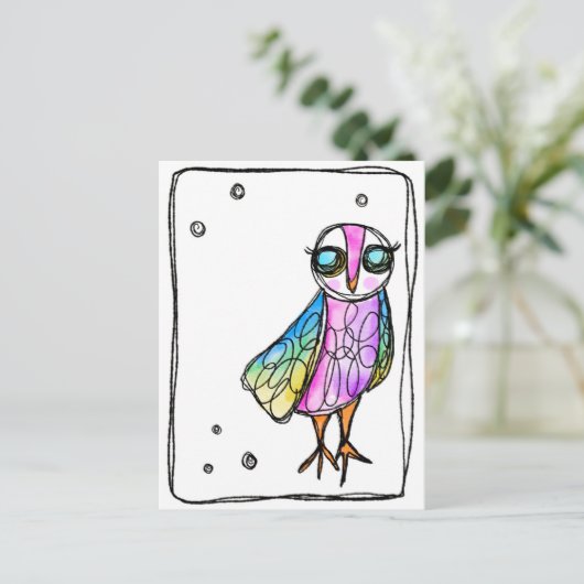 Ochse Postkarte (Stehend Vorderseite)