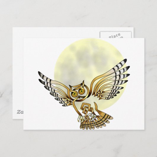 Ochse Postkarte (Vorne/Hinten)