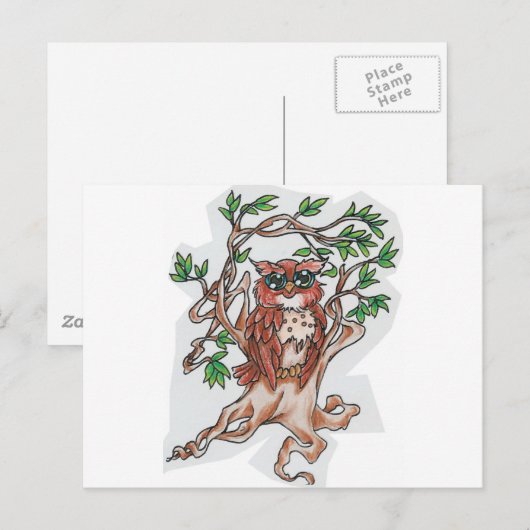 Ochse Postkarte (Vorne/Hinten)