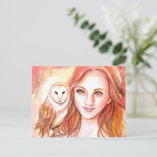 Ochse Postkarte (Stehend Vorderseite)