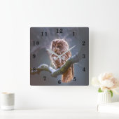 Ochse Quadratische Wanduhr (Zuhause)