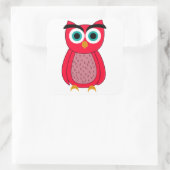 Ochse Quadratischer Aufkleber (Tasche)