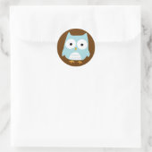 Ochse Runder Aufkleber (Tasche)