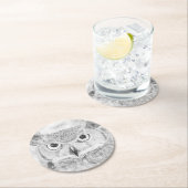 Ochse Runder Pappuntersetzer (Vor Ort)