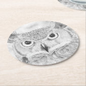 Ochse Runder Pappuntersetzer (Angewinkelt)