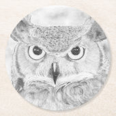 Ochse Runder Pappuntersetzer (Vorderseite)