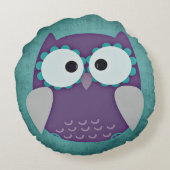 Ochse Rundes Kissen (Rückseite)