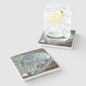 Ochse Steinuntersetzer (Seitenansicht)