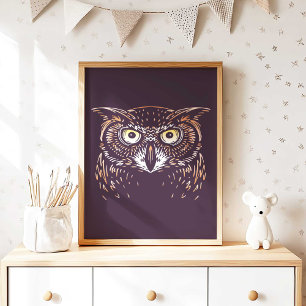 Ochse Waldtierhornwand Poster