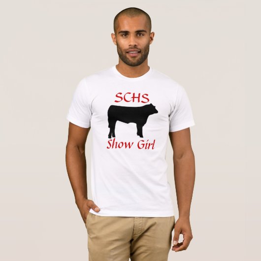 Ochsekuh, SCHS, Show-Mädchen T-Shirt (Vorne ganz)