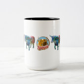 "Ochsen-Power" 15 Unze-Tasse Zweifarbige Tasse (Mittel)