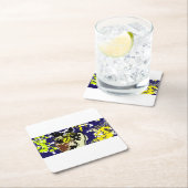 Ochsen Rechteckiger Pappuntersetzer (Vor Ort)