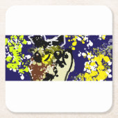 Ochsen Rechteckiger Pappuntersetzer (Vorderseite)