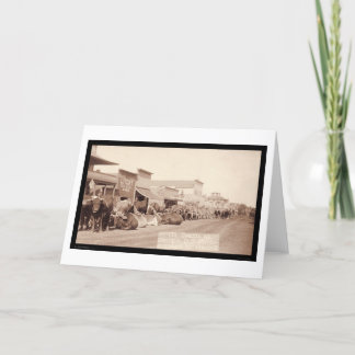 Ochsen-Teams an Sturgis Dakota Gebiet Sd 1887 Karte