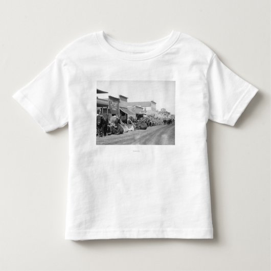 Ochsen-Teams entlang Hauptstraße von Sturgis Kleinkind T-shirt (Vorderseite)