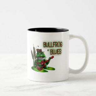 Ochsenfrosch-Blues Zweifarbige Tasse