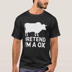 Ochsenliebhaber Lustiger Kuh-Wortwitz Tun So Als O T-Shirt
