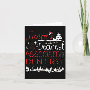 Ociate Dentist Xmas Job Funny Weihnachten Karte