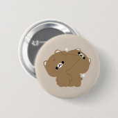 Ocicat Cat Couple Button (Vorne & Hinten)