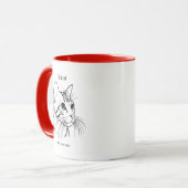 Ocicat Cat Portrait Tasse (Vorderseite Links)