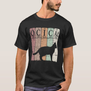 Ocicat Katze Periodensystem Elemente T-Shirt